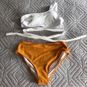 Cupshe Always Want You One Shoulder Bikini